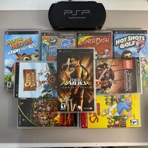 PSP Games & Case